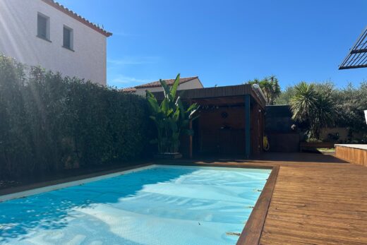 Terrasse bois et cuisine d&#8217;été