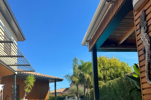 Terrasse bois et cuisine d&#8217;été