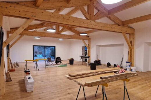 Salle de Yoga en ossature bois