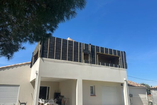 Surélévation en ossature bois